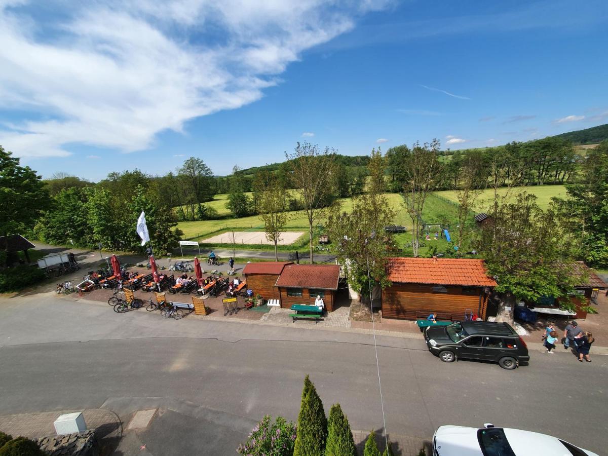 Garni Hotel Biebertal Am Milseburgradweg 호프비에버 외부 사진