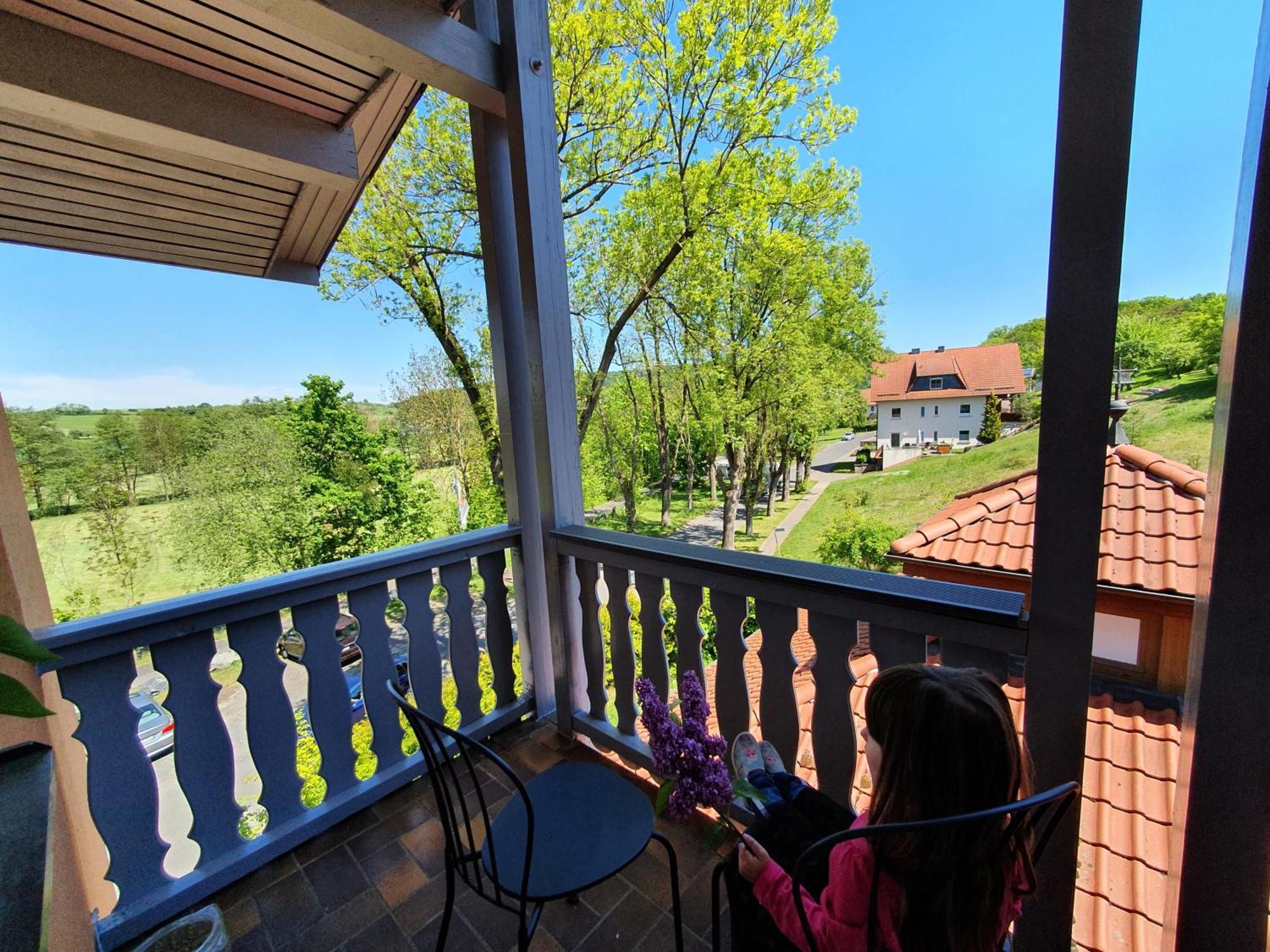 Garni Hotel Biebertal Am Milseburgradweg 호프비에버 객실 사진